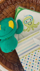 Peluche tortuga porta mamadera