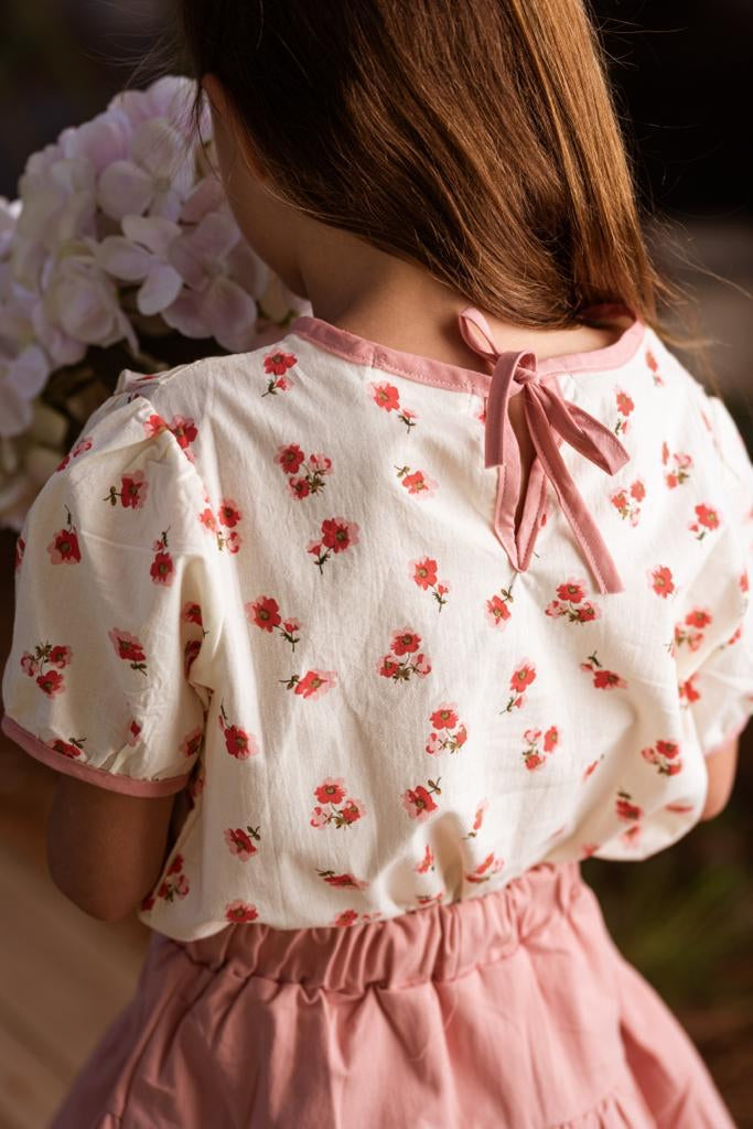 Falda y blusa Little Rose