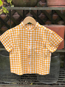 Camisa Vichy Yellow