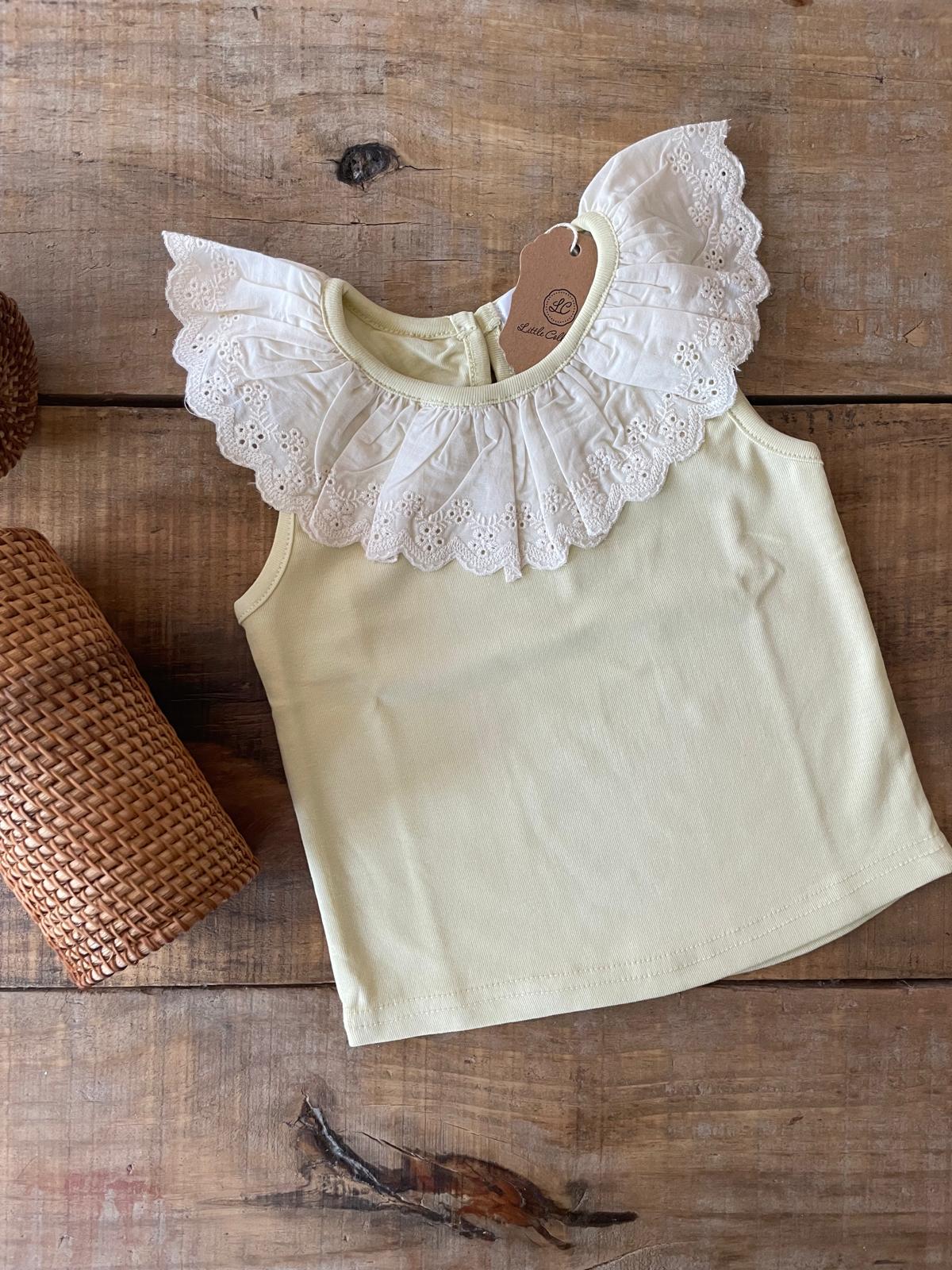 Musculosa Volado Blanco