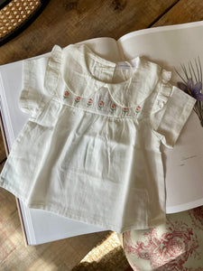 Blusa Florcita Blanca