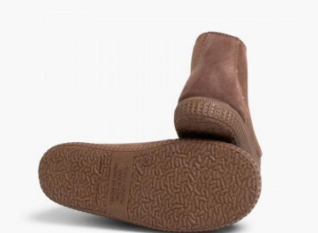 Botas de pelo interior con cordones - Color Topo