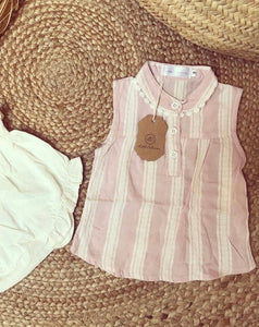 Blusa en borlas