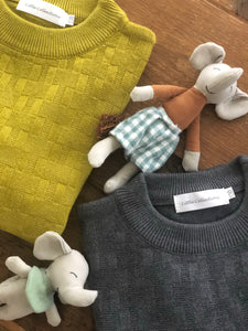 Sweater green life Gris